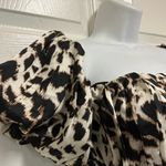 Missguided Misguided Leopard Print Cropped Ruffled Bardot Top Photo 9