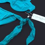 Sunday Brunch Teal Blue Underwire Top 2 Piece Bikini Photo 3