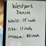 Westport Denim Jeans Light wash Womens 10 Straight Leg Photo 9