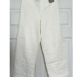 Madewell  Womens Wide Leg Cropped Emmett Stretch Denim in Vintage Canvas Photo 0