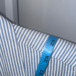 Vintage Real Life Blazer Blue PinStripped Cotton Blend Women's Size S Photo 6