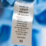 Susana Monaco Tie Tank Jersey Stretch Knit Mini Romper Freshwater Blue XS Photo 2