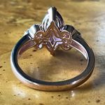 Rose De France Amethyst Marquise Cut Sterling Silver Ring Size 8 Photo 4