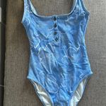 l*space Blue One Piece Swim Suit Photo 0