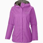 Columbia Women’s Arcadia™ II Lightweight Water repellent Purple Rain Jacket 1x Photo 0