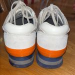 Tory Burch  Cream and Navy Sneakers Photo 12