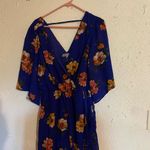 Bailey blue  Floral wide leg jumper Photo 2
