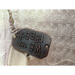 We The Free People Oversized Top SMALL S Beige Thermal Waffle Knit Tunic Laguna Photo 2