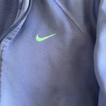 Nike  Women Dri Fit Athletic Running Jacket Sz S Purple Hood Zip Up Drawstring Photo 4