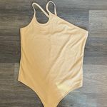 Abercrombie & Fitch Ribbed One Shoulder Light Orange Bodysuit NEW Size: XL Photo 0