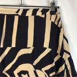 Anthropologie Maeve Ava Zebra Heart Cream & Blue Midi Skirt 0 Photo 5