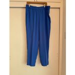 St. John  2pc Long Sleeve Top & Trouser Pants Set Size Large Caspian Blue Casual Photo 4