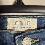 We The Free Free People  Maggie Mid-Rise Straight Leg Jeans Women's 25 Blue NWT Photo 7