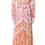 Rococo Sand candy long maxi belted dress size XS Pink Photo 9