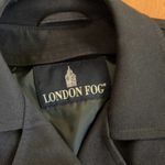 London Fog Vintage Women's Charcoal Gray/Black Double Breast Trench Coat Sz 4 Photo 4