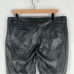 Wild Fable  Black Faux Leather Low Rise Flare Pants Size 14 Photo 6