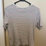 Yellow Chair Front Knot Striped Tee Photo 1