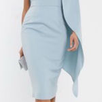 Lavish Lice Lavish Alice One Shoulder Cape Dress Photo 0