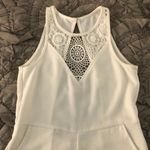MINKPINK White Romper with Lace Detail Photo 1