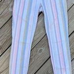 J Brand Women's Candy Stripe Skinny Jeans Size 27 Photo 0