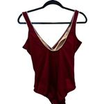 MiracleSuit ‎ Women's Burgundy Solid Swimwear One Piece Bodysuit Size 18 Photo 6