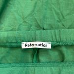 Reformation Green Tencel Aruba Wrap Skirt Career Workwear Office Girlboss Size S Photo 3