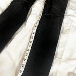 Madewell 9” High Rise Skinny Distressed Knees Womens Size 25 Faded Black Jeans Photo 6