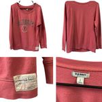 Old Navy Vintage Cotton Blend Mauve Scoop Neck French Terry Sweatshirt Large Photo 1