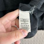 We The Free Oversized Linen Cotton Vintage Distressed Tee Sz XS Black Photo 3