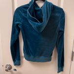 Juicy Couture  Teal Velour Jacket Y2K Photo 4