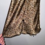 Leopard Print y2k‎ Double Strap Silky Chemise Slip Dress Lingerie Size M Photo 7