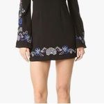 Free People  holiday folk mini dress ivory cute size 10 Photo 2