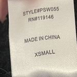 PPLA  Women’s Black Chunky Knit Distressed Detail Turtleneck Fonda Sweater Photo 4