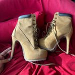 Heel Boots Brown Size 8 Photo 0