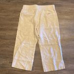 Allen Allen  USA Linen Beige Capri Pants Size L Photo 3