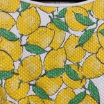 C Wonder Women's Lemon Print Textured Sleeveless Sheath Dress Size 12 Photo 3