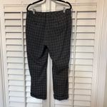 Banana Republic  Gray And‎ White Window Pane Cuffed Dress Pants Size 8 Photo 2