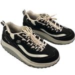 Skechers  shape up walking shoes black and white leather size 8 Photo 0