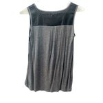 Pink Rose Y2K Vintage Muscle Tank Top Small Faux Leather Trim High Low Flowy Athleisure Photo 4