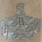 Charlotte Russe Charolette Russe Cropped Camo Hoodie, Size XL Photo 0