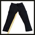 ZARA  Knit Women’s Black Heavyweight Cargo Joggers Pants Size S Pull On. EUC Photo 4