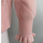 French Connection Pink Ultramarine Ruffle Trim Sweater Size Medium NEW $98 Photo 3