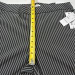 Liz Claiborne NWT Womens 14 Black and White April Stripped Slim Leg Ankle Mid Photo 5