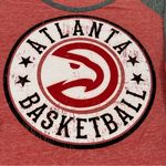 Nba Atlanta Hawks  Basketball 5th & Ocean Red 3/4 Long Sleeve Tee Shirt Women’s S Photo 2