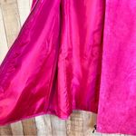 Chico's Pink Suede Leather Jacket Zippered Front Lined with Lined Pockets Photo 5