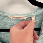 Soft Surroundings Sweater Dress Womens Petite Large Blue Polyester Cotton Hood Photo 4