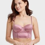 Auden Satin Mauve Corset NWT XXL Pink Photo 0