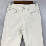 H&M ‎ Womens Jeans 4 High Rise Straight Leg Cream Minimalist Core Street Normcore Photo 1