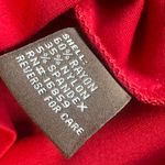 J. McLaughlin  Bold Red Sheath Dress Knee Length 3/4 Sleeves Knit Size Small Photo 6