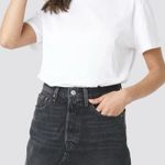 Levi's Levi’s Black High Rise Deconstructed Denim Mini Skirt Sz.29 NWT Photo 0